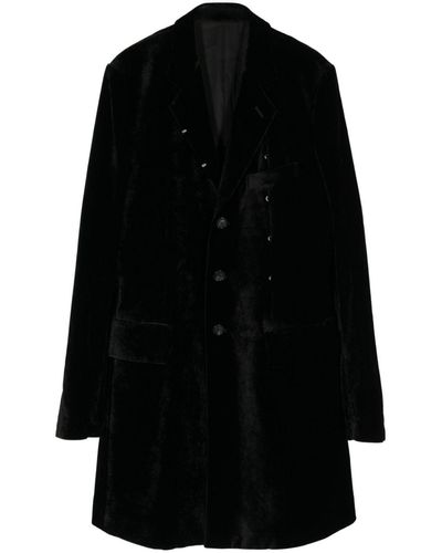 TAKAHIROMIYASHITA TheSoloist. Hook-and-eye Detailed Coat - Black