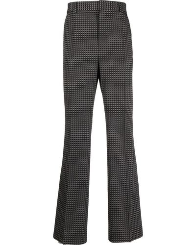 Valentino Garavani Ministud Pattern Tailored Pants - Gray