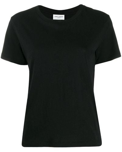 Saint Laurent Slim Short-sleeved T-shirt - Black