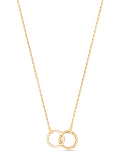 Officina Bernardi 18kt Yellow Gold Moon Eden Diamond Necklace - Metallic