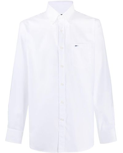Paul & Shark Long-sleeved Patch Pocket Shirt - White