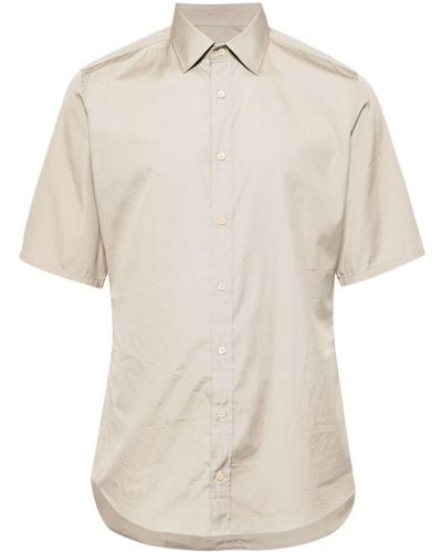 Gucci Short-sleeve Cotton Shirt - Natural