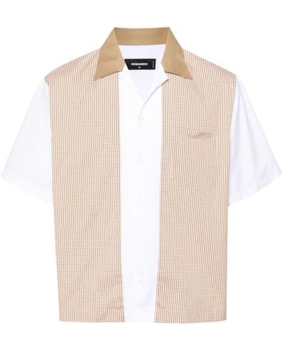 DSquared² Camicia tartan - Bianco