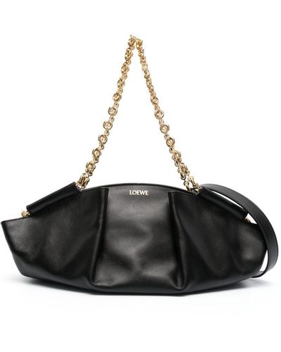 Loewe Small Paseo Shoulder Bag - Black