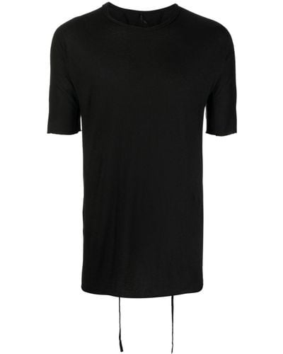 Masnada Strap-detail Cotton T-shirt - Black