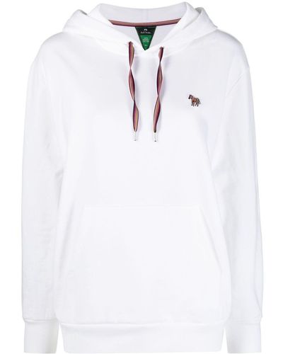 PS by Paul Smith Hoodie mit Patch - Weiß