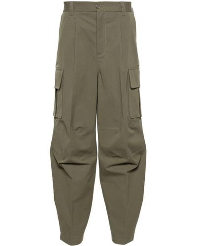 Gucci Gg Detail Cargo Trousers - Green