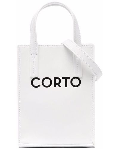 Corto Moltedo レザーショルダーバッグ - ホワイト