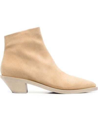 Marsèll Bottines Stuzzichello en daim - Neutre