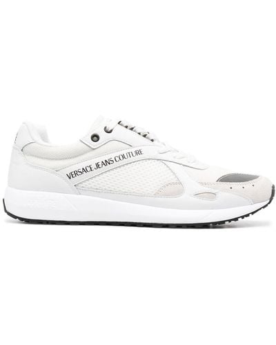 Versace Zapatillas bajas con logo - Blanco