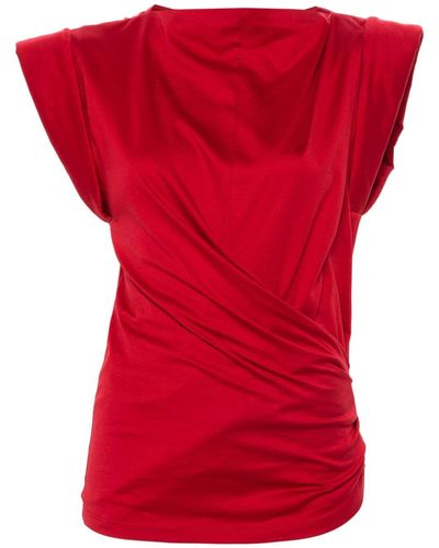 Isabel Marant Camiseta Maisan - Rojo