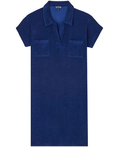 Vilebrequin Klassisches Poloshirtkleid - Blau