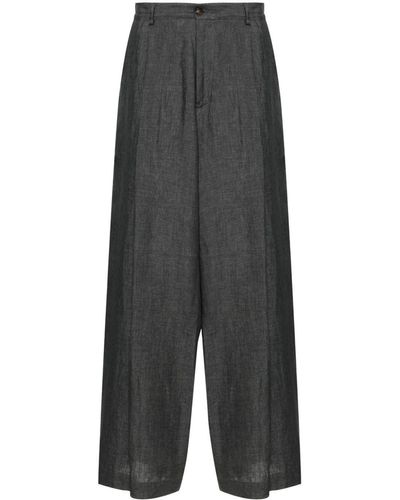 Societe Anonyme Andrew Wide-leg Trousers - Grey