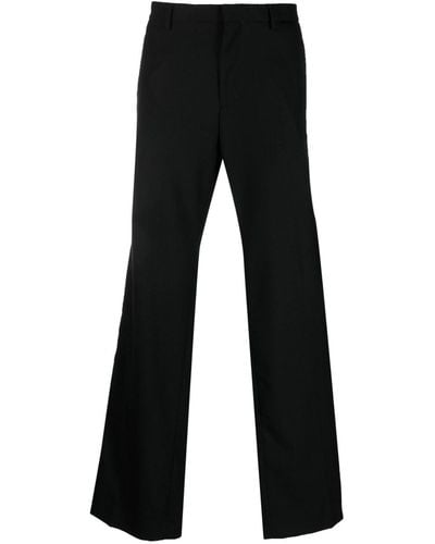 John Richmond Pantalones de vestir con rayas laterales - Negro