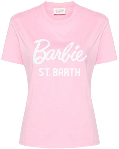Mc2 Saint Barth X Barbie Emilie Cotton T-shirt - Pink