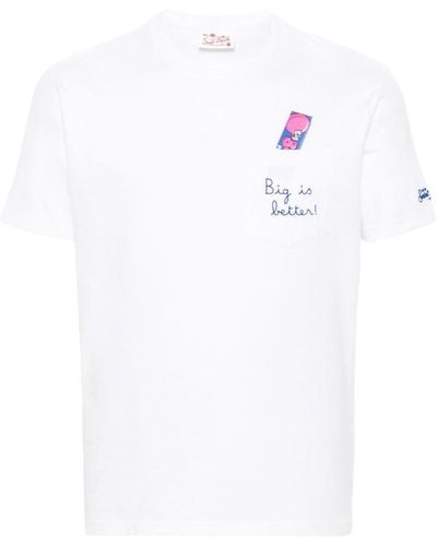 Mc2 Saint Barth Austin Cotton T-shirt - White