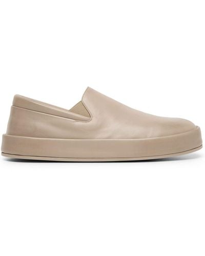 Marsèll Cassapelle Slip-on Leather Sneakers - Natural