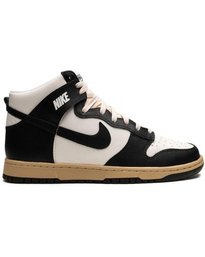 Nike Dunk High Retro "vintage Panda" Sneakers - Black