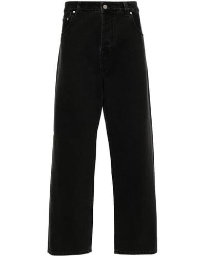 Jacquemus Le De Nîmes Wide-leg Jeans - Men's - Cotton/regenerative Cotton - Black