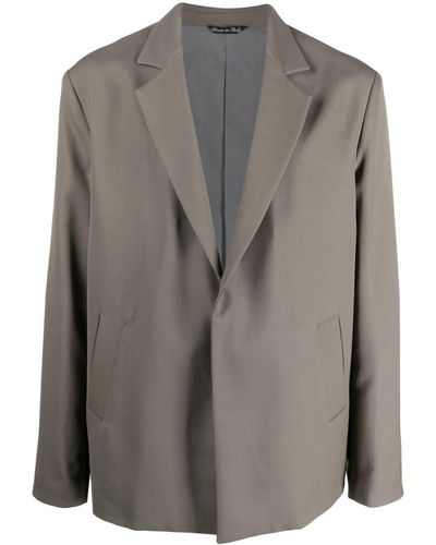 Costumein Tailored Virgin-wool Jacket - Grey
