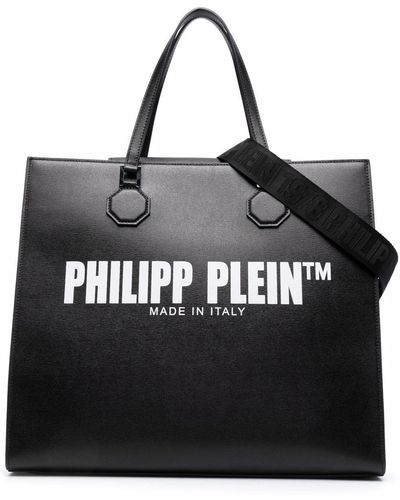 Philipp Plein Tm レザー ハンドバッグ - ブラック