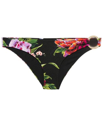 La Perla Bragas de bikini con estampado floral - Neutro
