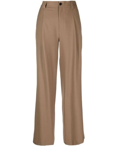 Closed Brooks Straight-leg Trousers - Natural