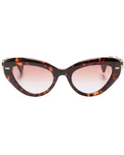 Vivienne Westwood Tortoiseshell-effect Cat-eye Sunglasses - Natural
