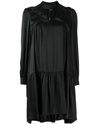 Paule Ka Lavée シルク シフトドレス - ブラック