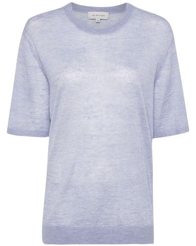 Lee Mathews Mila Knitted T-shirt - Blue