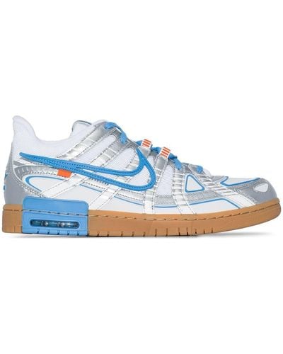 NIKE X OFF-WHITE Air Rubber Dunk "university Blue" Sneakers - White