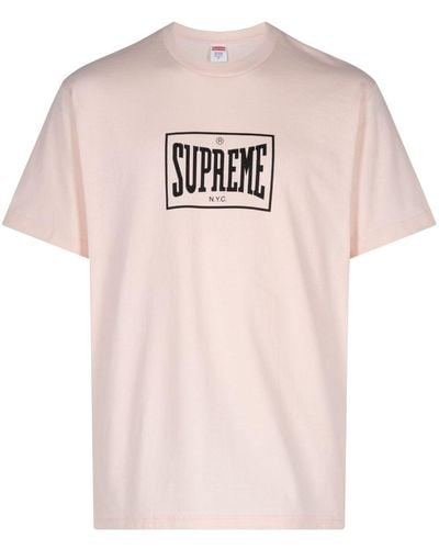 Supreme Warm Up "pale Pink" T-shirt
