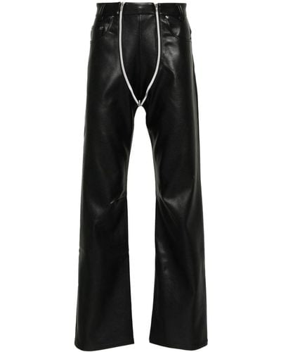 GmbH Lata Zip-detail Trousers - Black