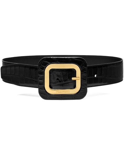 Tom Ford Leren Riem - Zwart