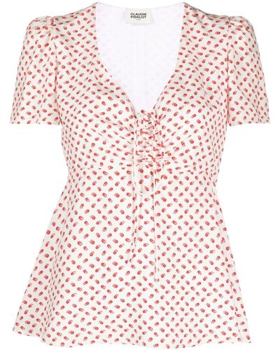 Claudie Pierlot Short-sleeve tops for Women | Online Sale up to 50% off ...