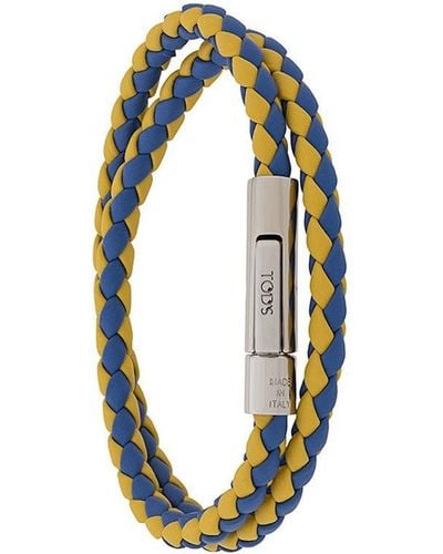 Tod's Woven Wrap Bracelet - Blue