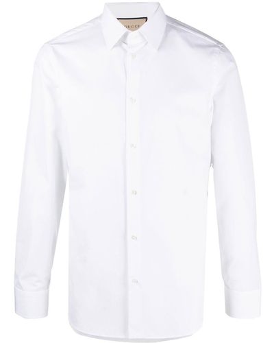Gucci Cotton Poplin Shirt With Double G