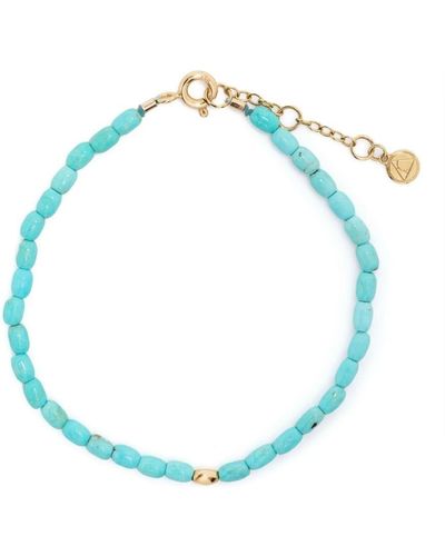 The Alkemistry Bracelet en or 18ct serti de perles en turquoise - Bleu