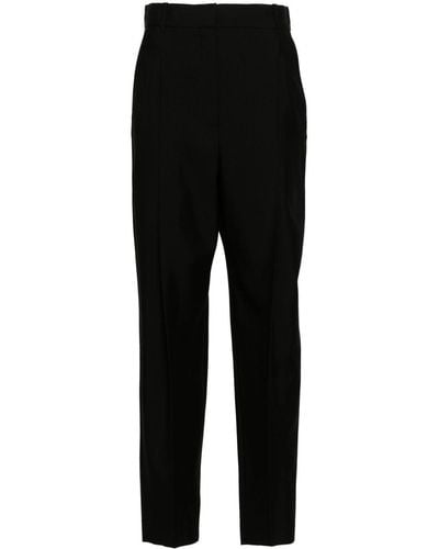 Alexander McQueen High-waist Tailored Pants - Black