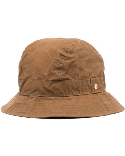 Mackintosh Rainie Cotton Bucket Hat - Brown