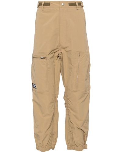 Izzue Tapered-leg Cargo Trousers - Natural