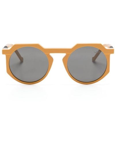 VAVA Eyewear Wl0028 Geometric-frame Sunglasses - Yellow