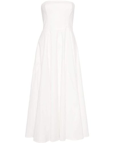 Reformation Astoria ストラップレス ドレス - ホワイト