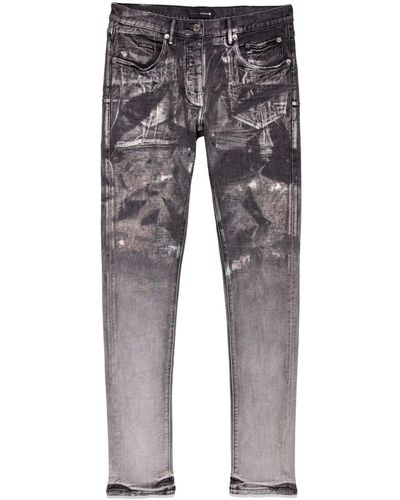 Purple Brand Low-rise Skinny Jeans - Gray