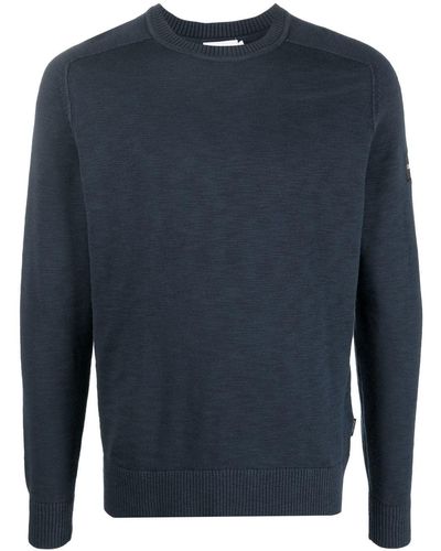 Calvin Klein ロゴパッチ セーター - ブルー