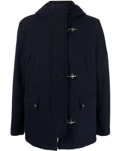 Fay Toggle hooded jacket - Azul
