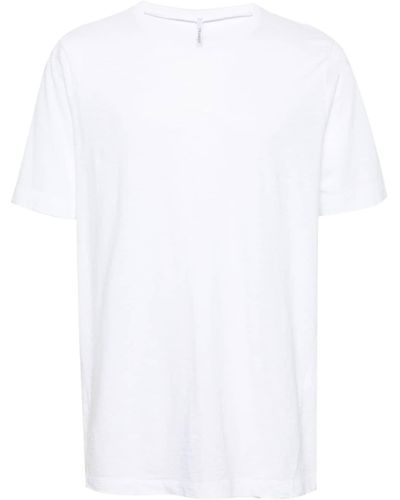 Transit Paneled Cotton T-shirt - White
