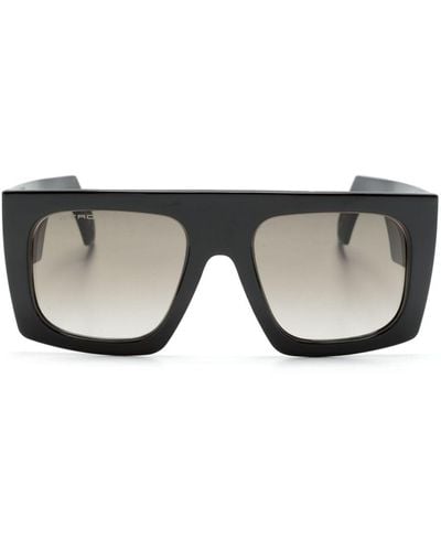 Etro Sonnenbrille mit Oversized-Gestell - Schwarz