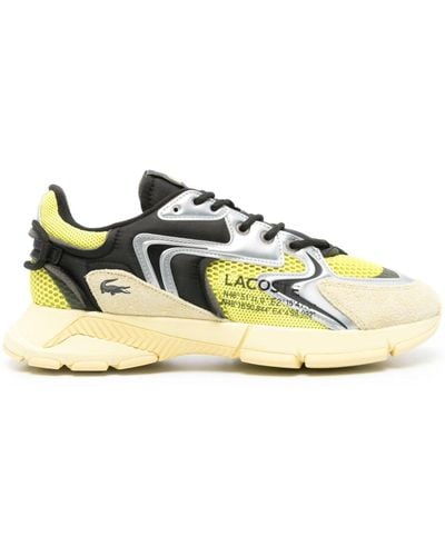 Lacoste L003 Neo Panelled Trainers - Yellow