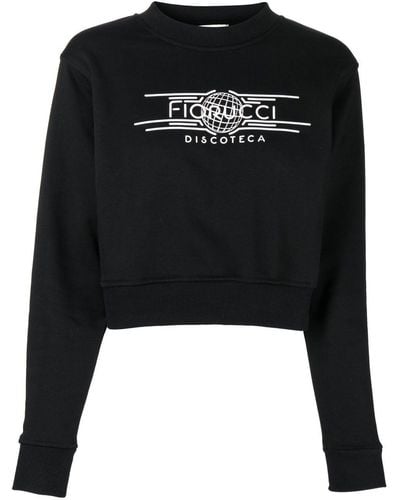 Fiorucci Sweatshirt mit Rundhalsausschnitt - Schwarz